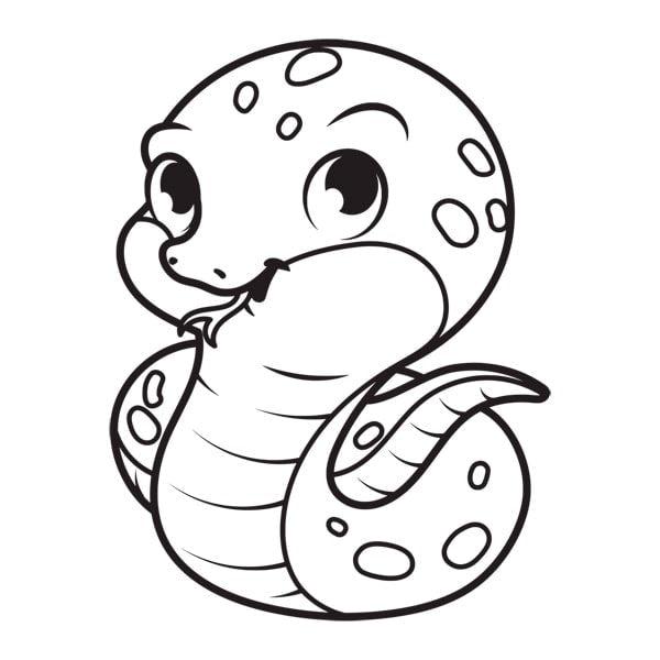 Cute snake template for sand art kit, Kígyó homokkép for creative fun.