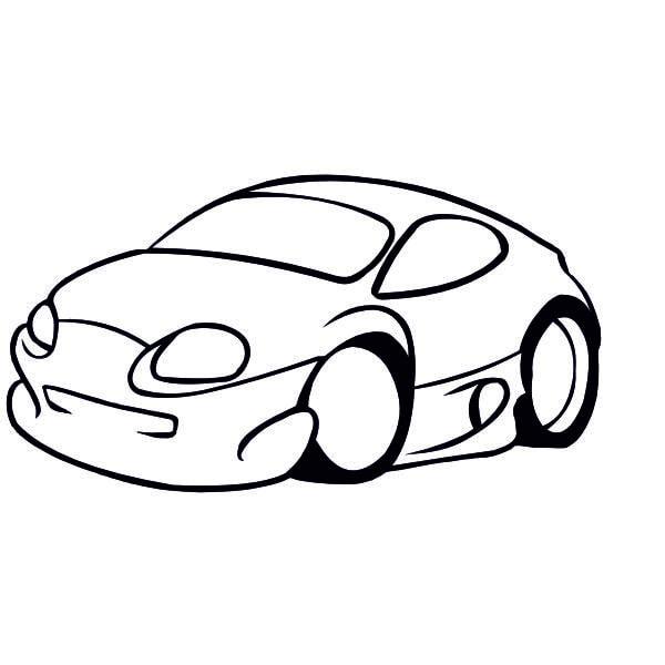 Kocsi sablonkép homokfestéshez, kreatív gyerekjáték.