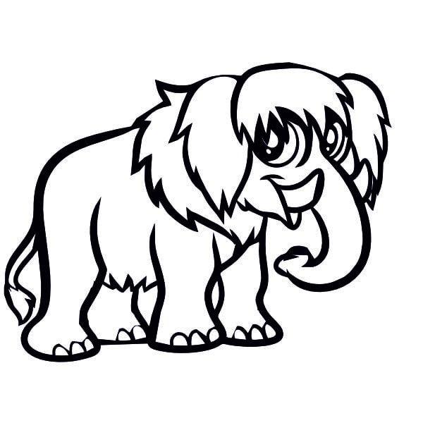 Mamut homokkép, sablonkép homokfestéshez, gyermek kreatív készlet.