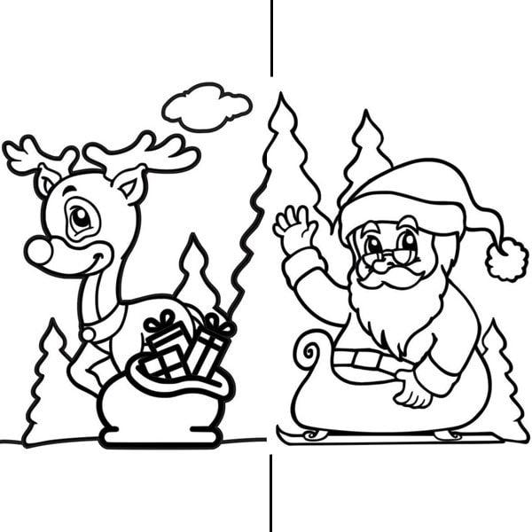 Mikulás homokkép csomag két kép sablonnal, kreatív homokfestés gyerekeknek.