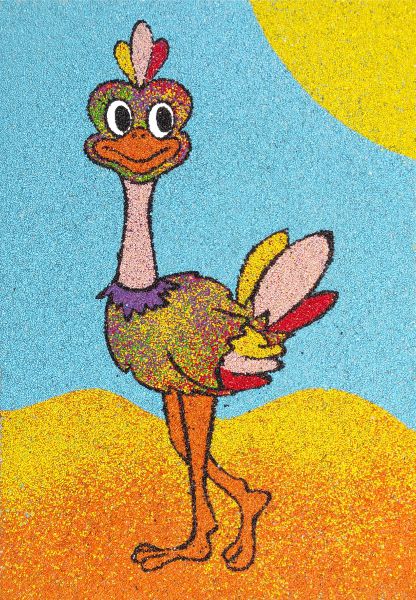 Strucc homokkép kreatív homokfestés készlet gyerekeknek.