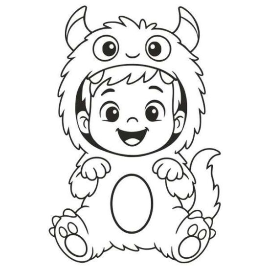 Kisfiú homokfestéshez készült sablonkép színes homokkal