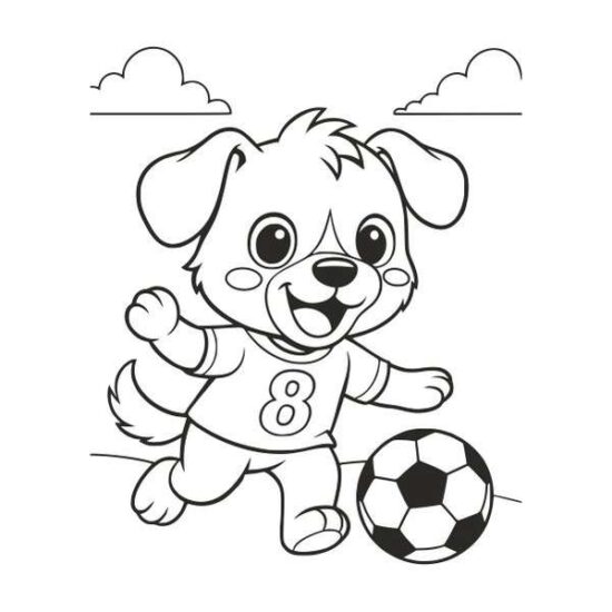 Focista kutyus homokfestés sablonkép készlet színes homokkal gyerekeknek