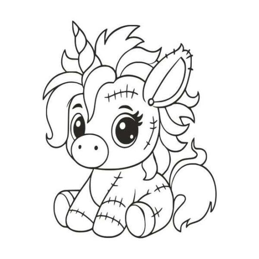 Zombipóni homokkép homokfestés kreatív gyerek aktivitás színes homokkal