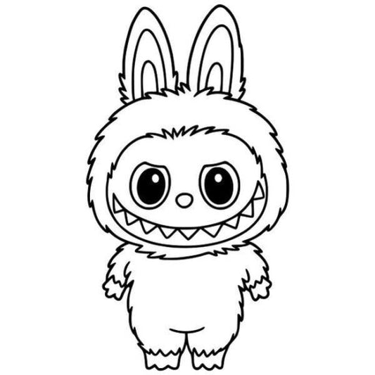 LaFubu homokkép homokfestéshez színes homokkal és sablonkép használatával