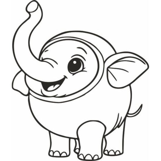 Cocofanto Elefanto homokfestés készlet sablonképpel és színes homokkal gyerekeknek