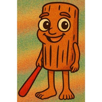 Homokfestés sablonkép és hat színes homok tasak a Tung Tung Tung Sahur csomagban gyerekeknek