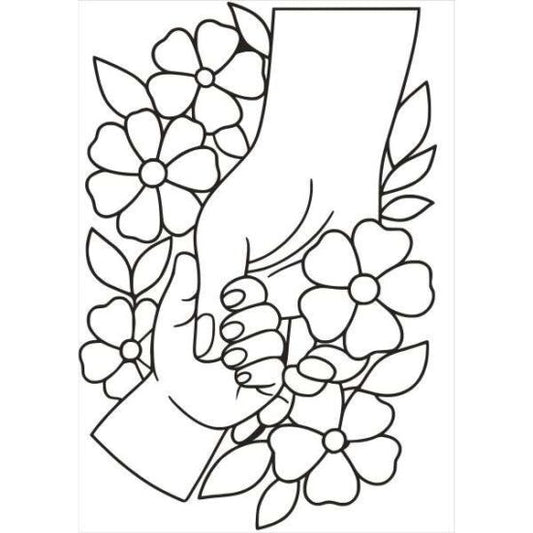 Kéz a kézben homokkép