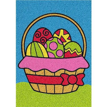 Húsvéti kosár homokkép