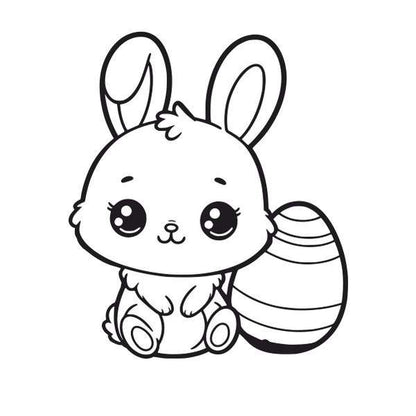 Húsvéti nyuszi fiú homokkép