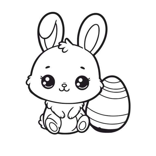 Húsvéti nyuszi fiú homokkép