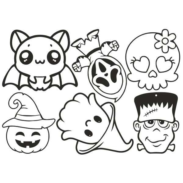 Halloween faformák (6db)
