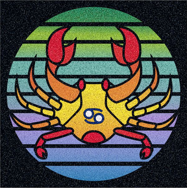 Rák Horoszkóp homokkép